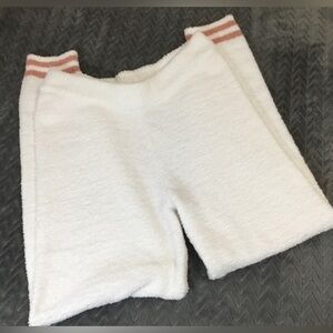 Forever 21 Super Soft White Fleece Pants L